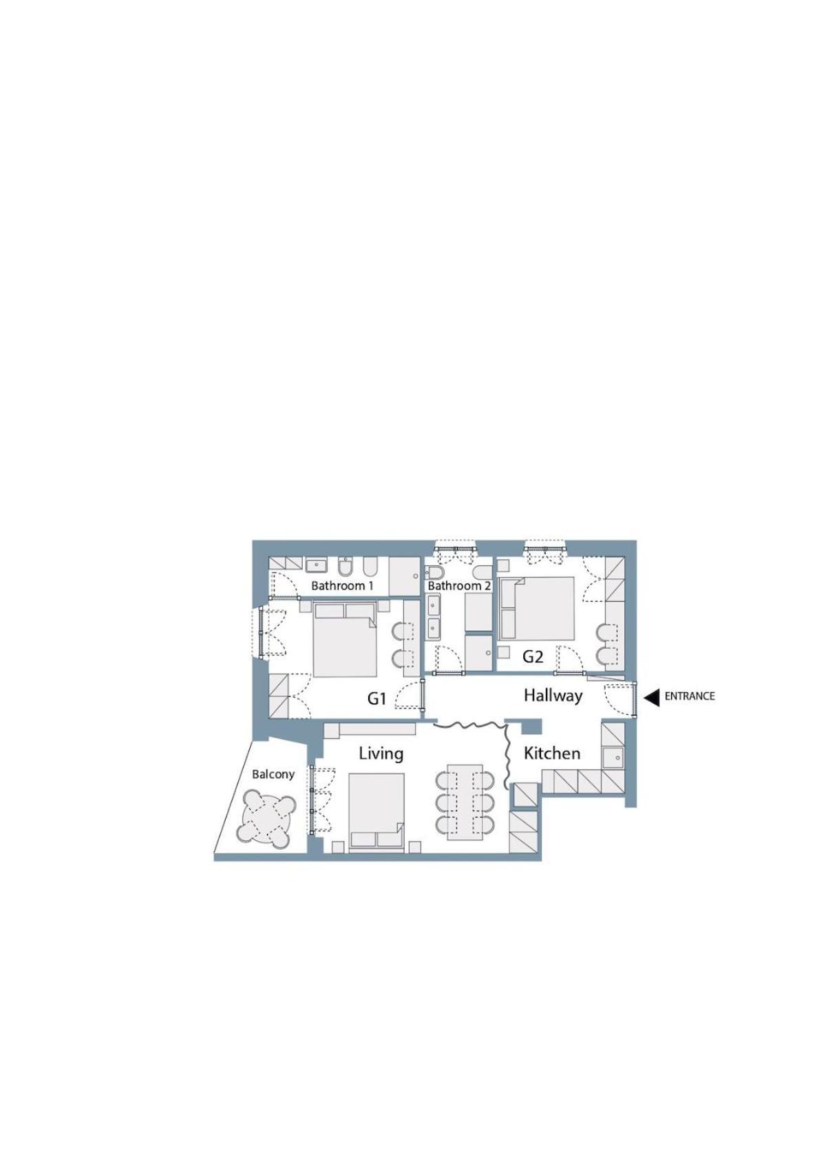 Apartment Bigfamilyflats - San Paolo - 6pax Rom